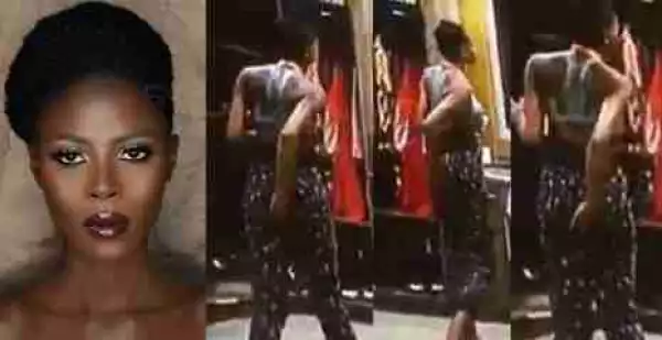 #BBNaija: Video Of Khloe Scratching Her Backside Goes Viral (Photos)
